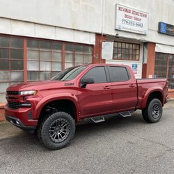 Newnan Hometown Body Shop - Flares painted and installed