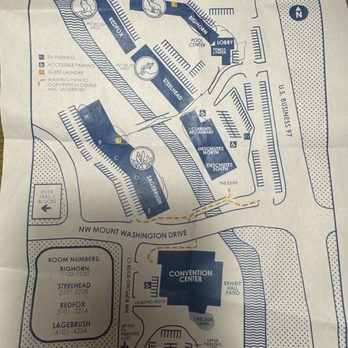 Riverhouse Lodge - Map of the lodge - Hotels Near Me - Bend, Oregon Riverhouse Lodge - Map of the lodge - Hotels Near Me - Bend, Oregon