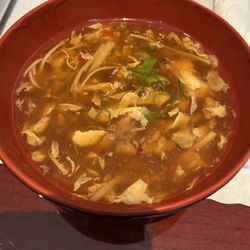 Iron Chef Asian Cuisine - Hot & sour soup with needle mushrooms