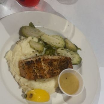 Morgan River Grill - Salmon was cooked perfectly! Couldn't ask for better. - Seafood Near Me - Saint Helena Island, South Carolina Morgan River Grill - Salmon was cooked perfectly! Couldn't ask for better. - Seafood Near Me - Saint Helena Island, South Carolina