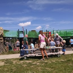 Park equipment meant for bigger kids