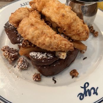 Rye Leawood - Pecan Fried Chicken with French Toast and Candied Apples - New American Near Me - Leawood, Kansas
