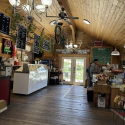 Adorable on the inside! Love the ice cream bar, coffee shop, deli and unique boutique items.