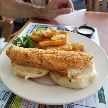 Waterfront Grille - Haddock sandwich - Italian Near Me - Herkimer, New York