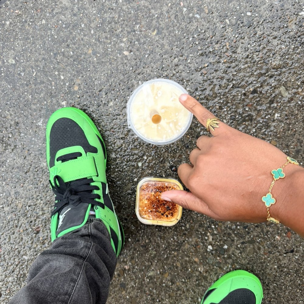 Boba dessert and corn inspired Bubba drink Boba dessert and corn inspired Bubba drink