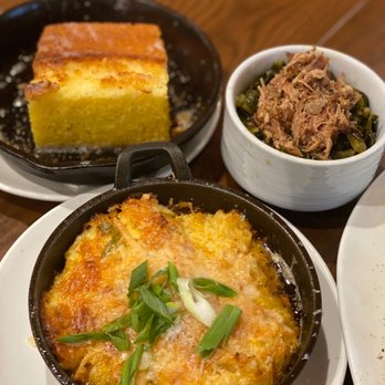 COMMUNION Restaurant and Bar - Mac n cheese, cornbread and greens - Soup Near Me - Seattle, Washington
