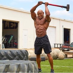 Metroflex Gym - Plano - Sledge hammer is great conditioning ;)