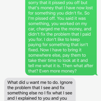 Mark Mobile Mechanic - Go elsewhere, but I'll keep your money. Nice. - Auto Repair Near Me Mark Mobile Mechanic - Go elsewhere, but I'll keep your money. Nice. - Auto Repair Near Me