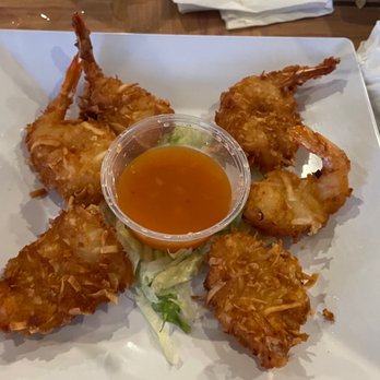 Crabby's Beachside Pavilion - Coconut Shrimp appetizer - Seafood Near Me - Clearwater Beach, Florida Crabby's Beachside Pavilion - Coconut Shrimp appetizer - Seafood Near Me - Clearwater Beach, Florida