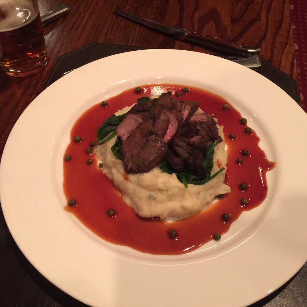 Willow Creek Bistro - Beautiful presentation of bison flank steak. Delicious - New American Near Me - Aspen, Colorado Willow Creek Bistro - Beautiful presentation of bison flank steak. Delicious - New American Near Me - Aspen, Colorado