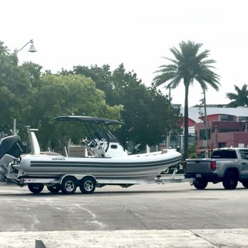 Power Boats and Tenders - Wyatt delivering to us a perfect boat! - Boat Dealers Near Me - Stuart, Florida
