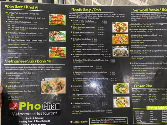 Menu photo 3 Pho Chan New Westminster, BC Menu photo 3 Pho Chan New Westminster, BC