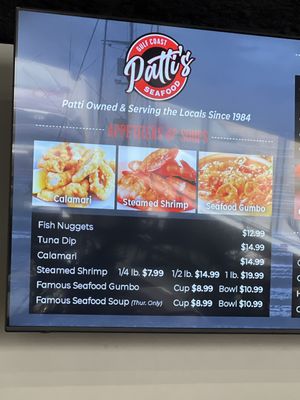 Menu photo 4 Patti’s Seafood Pensacola, FL Menu photo 4 Patti’s Seafood Pensacola, FL