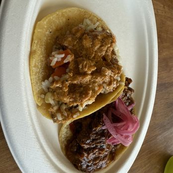 Mesa Agricola - Chicken and pork tacos - Tacos Near Me - Escondido, California Mesa Agricola - Chicken and pork tacos - Tacos Near Me - Escondido, California