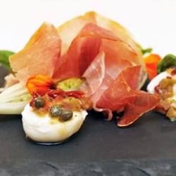 Gasthaus Müller - Ital. Landschinken mit Büffelmozzarella