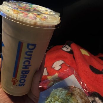 Dutch Bros Coffee - Lemon poppyseed muffin top & Birthday Cake freeze - Coffee & Tea Near Me - Apple Valley, California Dutch Bros Coffee - Lemon poppyseed muffin top & Birthday Cake freeze - Coffee & Tea Near Me - Apple Valley, California