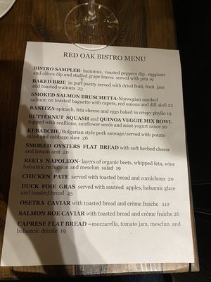 Menu photo 6 Red Oak Bistro Gatlinburg, TN