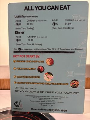 Menu photo 4 Hawaii Pot Shabushabu House Modesto, CA Menu photo 4 Hawaii Pot Shabushabu House Modesto, CA
