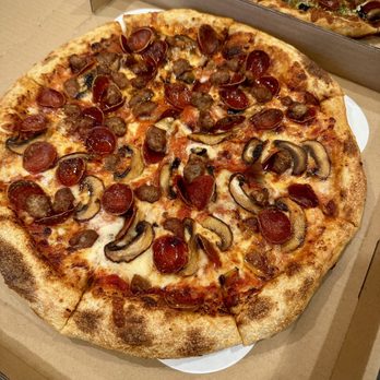Much Ado About Pizza - Custom mushroom and pepperoni - Pizza Near Me - Pleasanton, California