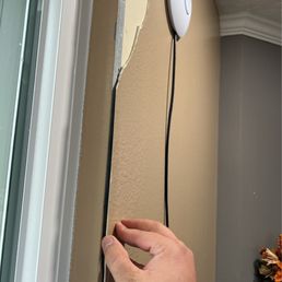 Damaged wall