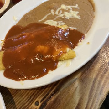 Tacos n Beer - Cheese enchiladas and beans - Mexican Near Me - Monroe, Georgia