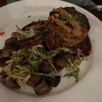Muriel's Jackson Square - Wood Grilled Pork Chop - Cajun/Creole Near Me - New Orleans, Louisiana Muriel's Jackson Square - Wood Grilled Pork Chop - Cajun/Creole Near Me - New Orleans, Louisiana