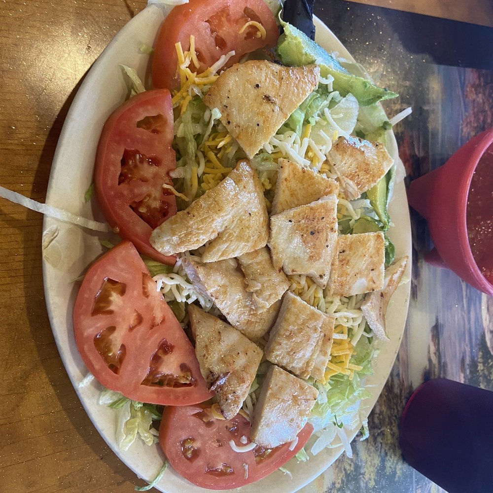 Hacienda Tapatio - Avocado Chicken Salad Plate - Mexican Near Me - New Braunfels, Texas Hacienda Tapatio - Avocado Chicken Salad Plate - Mexican Near Me - New Braunfels, Texas