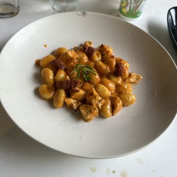 Glass & Vine - Chicken and Black Truffle Gnocchi - New American Near Me - Miami, Florida