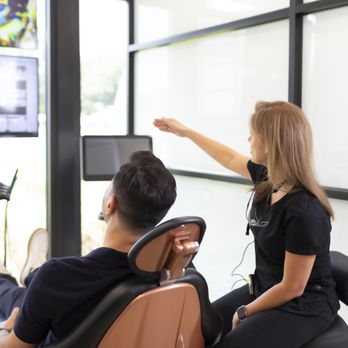Monaco Dentistry - Apollo Beach - Educating our patients during Dental Hygiene appointment - Cosmetic Dentists Near Me - Apollo Beach, Florida Monaco Dentistry - Apollo Beach - Educating our patients during Dental Hygiene appointment - Cosmetic Dentists Near Me - Apollo Beach, Florida
