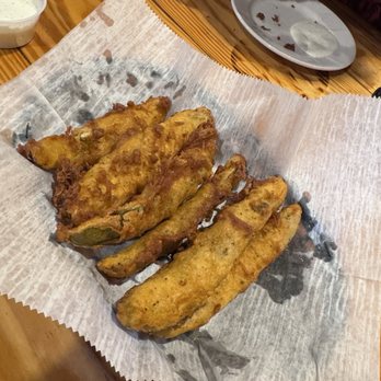 Saucy Dog's BBQ - Fried pickles - Barbeque Near Me - Jonesville, Michigan Saucy Dog's BBQ - Fried pickles - Barbeque Near Me - Jonesville, Michigan