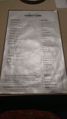 Menu photo 1 Myles and Jun Yakitori Japanese Char Grill Summerville, SC