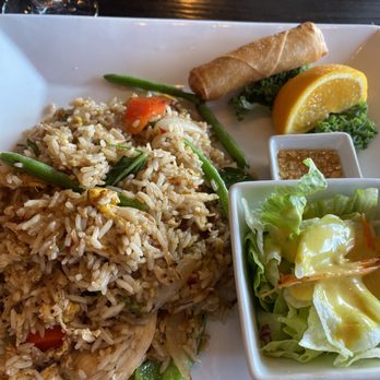 Thai Station Restaurant - 38. Basil Fried Rice - Thai Near Me - Indianapolis, Indiana
