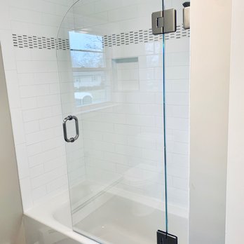BC Custom Builders - bathroom 1 glass door addition - Flooring Near Me - Marlborough, Massachusetts