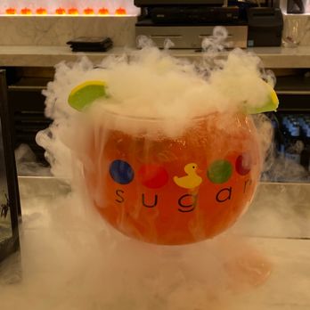 Sugar Factory Express - Strawberry Cadillac reposado, margarita - Desserts Near Me - Bloomington, Minnesota