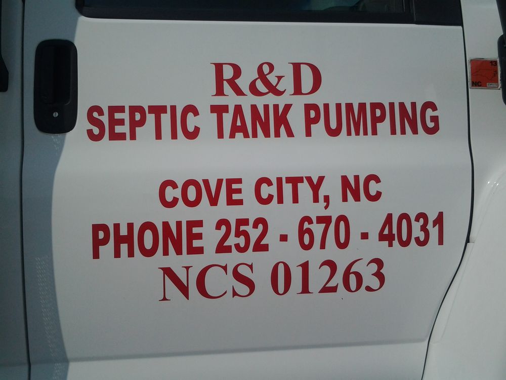 R & D SEPTIC TANK PUMPING Updated September 2024 117 Davis Rd, Cove City, North Carolina