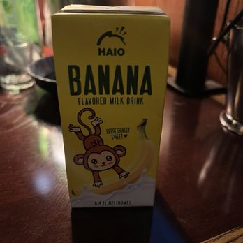 Izakaya Seasun - Complimentary Banana Milk - Izakaya Near Me - New York, New York