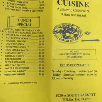 Asian Cuisine - Asian Fusion Near Me - Tulsa, Oklahoma