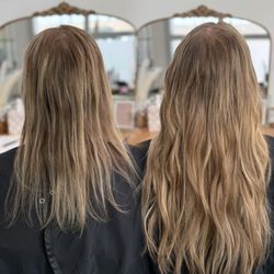Leah Nakata Hair - Full natural looking and feeling hair extensions.