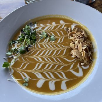Cliffside Restaurant - Squash bisque was seasonal soup - American Near Me - St George, Utah Cliffside Restaurant - Squash bisque was seasonal soup - American Near Me - St George, Utah
