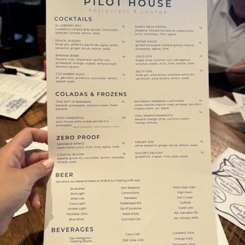 Pilot House - Menu - Seafood Near Me - Sandwich, Massachusetts Pilot House - Menu - Seafood Near Me - Sandwich, Massachusetts