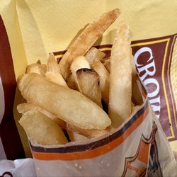 Crown Burgers - Fries were pretty good.