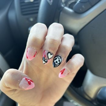 Nails By Jordan - What I got along with burning and nicking my fingers up - Nail Salons Near Me - Morristown, Tennessee Nails By Jordan - What I got along with burning and nicking my fingers up - Nail Salons Near Me - Morristown, Tennessee