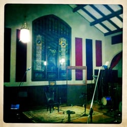 Echo Mountain Recording - inside the church