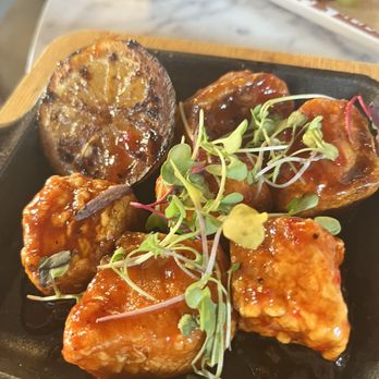 JusTini’s - Lightly breaded salmon bites, with sauce.. it was just ok.. - Seafood Near Me - New Orleans, Louisiana JusTini’s - Lightly breaded salmon bites, with sauce.. it was just ok.. - Seafood Near Me - New Orleans, Louisiana