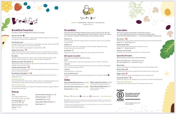 Menu photo 4 Sleepy Bee Cafe - Oakley Cincinnati, OH