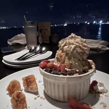 C Level - Potted Brownie Banana Split...pastry chefs kiss - New American Near Me - San Diego, California
