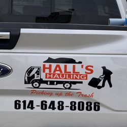Halls Hauling - A whole new look slogan will be changed