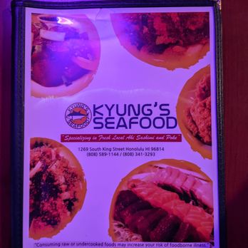 Kyung's Seafood - Menu (Jan. 2022) - Seafood Near Me - Honolulu, Hawaii Kyung's Seafood - Menu (Jan. 2022) - Seafood Near Me - Honolulu, Hawaii