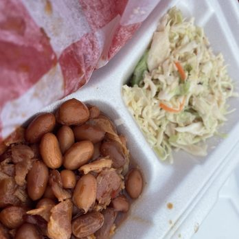 Smokin' Me Crazy BBQ - Beans and saucy slaw - Barbeque Near Me - Petersburg, Florida Smokin' Me Crazy BBQ - Beans and saucy slaw - Barbeque Near Me - Petersburg, Florida