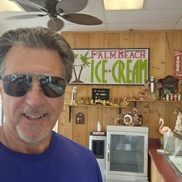 ROSARIO S. CASSATA AT PALM BEACH ICE CREAM IN JUPITER FLORIDA.